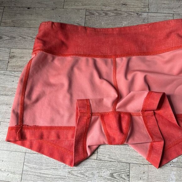 Retro, Upcycled, Upside Down Smiley, Active Micro Shorts - Picture 7 of 13